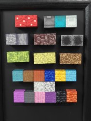 Minecraft Magnetic Blocks Ancient Ruins Wet Sponge Wool Ground-Up Basalt Diorite Granite Red Mushroom