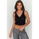 2022 Cross-border Amazon Summer New European and American Women's Sexy V-neck Sling Knitted Sweater Vest Vest Vest
