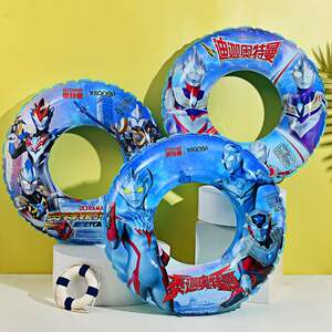 
Popular genuine Ultraman children's swimming ring, thickened lifebuoy, anti-rollover, non-choking, boy beginner's armpit