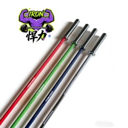 Hanyli Sports Three-Section Barbell Bar Powerlifting Training Bar Squat Bench Press Deadlift Bar Fitness Home Commercial Bar