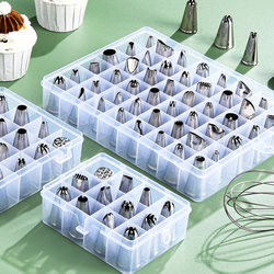 Cake Decorating Tips, a Complete Set of Commonly Used Stainless Steel Baking Molds, Decorating Bags for Making Cream Cookies, Baby Food Preparation Tools