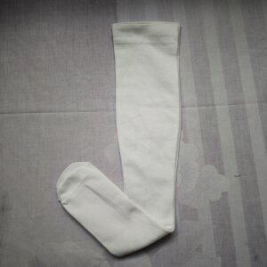 
5 pairs of quick-drying pressure over knee stockings straight board without heels, slimming legs, beautiful legs, white high tube