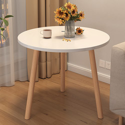 Quick Delivery Small Round Table for Tea, Simple Home Table, Living Room Sofa Side Table, Bedroom Table, Bedside Table, Small Table