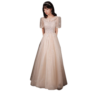 
Evening dress for women 2026 new art exam temperament banquet 18-year-old adult ceremony host annual meeting dress high-end