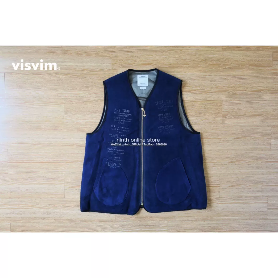 VISVIM 21AW うぅ TANA DEERSKIN DOWN VEST(N.D）