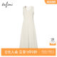 Evely outlets store round neck sleeveless knitted dress spring and summer long skirt women