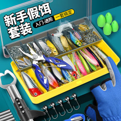 Beginner's Lure Fishing Set: Complete Universal Hard Lures, Soft Worms, Artificial Lures, Freshwater Micro Lures, Jigging Lures, and Full Equipment Kit