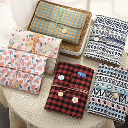 Cotton and Linen DIY Laminated Self-Adhesive Planner Handmade Photo Album for Storing Photos, Receipts, Tickets, Airline Tickets, Movie Tickets, Train Tickets, Collectible Ticket Stubs, Travel Records, and Commemorative Albums