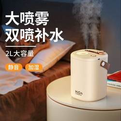 Humidifier Suitable for Small Desktops, Office, Silent Usb, Dormitory, Student Bedroom, Dual Spray, Rechargeable Humidifier