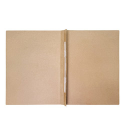 A4 Folder Storage Box Thickeneded Kraft Paper Double Hole Binder Paper File Report Folder Information File