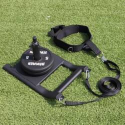 New Oval Tube Track and Field Training Sleigh Car Resistance Running Fitness Sligh Exercise Endurance Explosive Heart Lung Function