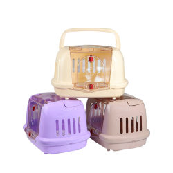 Pet Airline Crate, Transparent, Portable, Can Be Used on Airplanes, Travel Carrier, Dog Cage, Small Dog, Teddy, Universal Model, Dog Basket