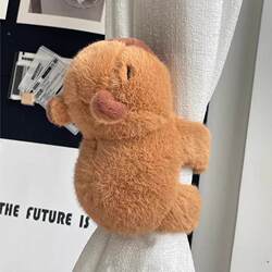 Creative Cartoon Capybara Curtain Tiebacks with Fixed Buckle, Doll Set of Two, 2026 New Model for Bedroom and Living Room