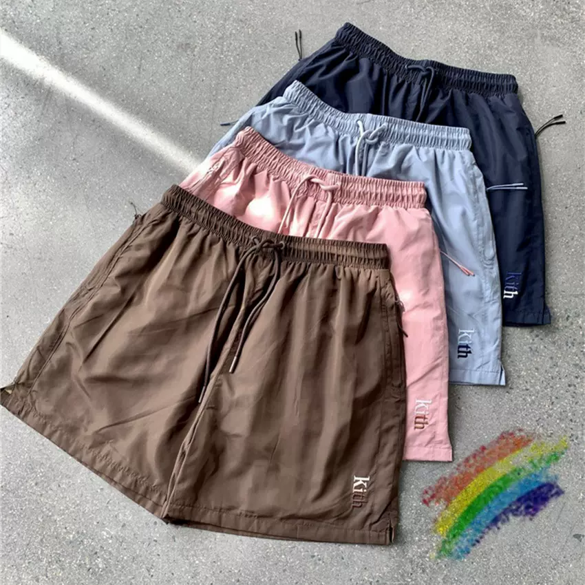 2021ss KITH Mesh Shorts Men Women High Patchwork Oversize B-Taobao