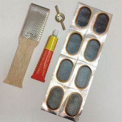 Inner tube repair patch tire patch tire repair tool complete set of bicycle motorcycle electric vehicle tire repair glue film glue