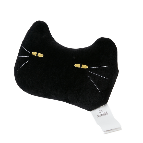 
NITORI Yideli Home Car Supplies Cartoon Cat Styling Neck Pillow Office Seat Pillow Black Cat