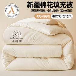 Xinjiang Cotton Quilt for Student Dormitory, Thickened and Warm, Cotton Quilt Core for Spring and Autumn, Winter Quilt, Suitable for All Seasons, 2025 New Model