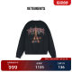 VETEMENTS pure cotton font fonts day and night Paris tower print men's and female round neck sweater 64520011