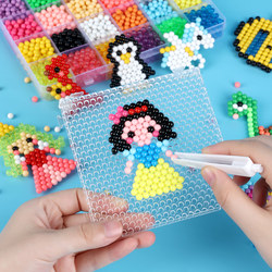 Children's Toys Intellectual Puzzle Pin Doudou Girls over 6 Years Old 3 Stereo Handmade DIY Puzzle Tangram 8 Thinking