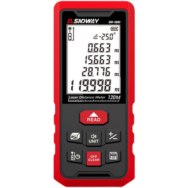Laser Precision Ruler Laser ranging meter -infrared high -precision laser ruler measuring ...