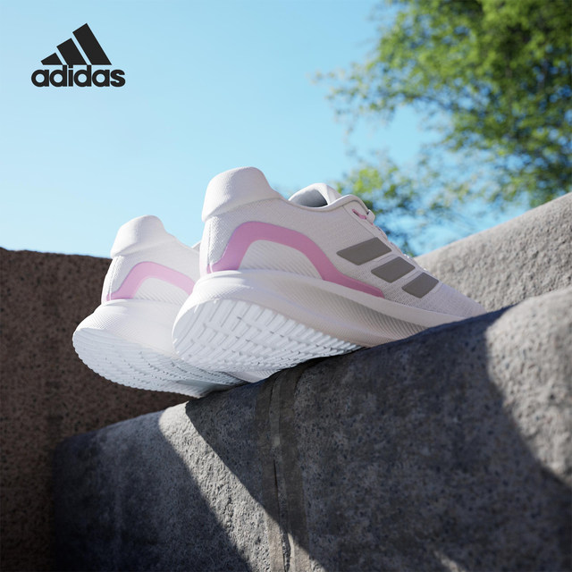 
Adidas/Adidas official genuine 2025 women's low-top lace-up mesh non-slip running shoes JI3981