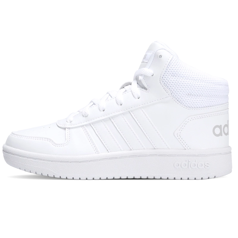 Adidas/阿迪达斯正品NEO HOOPS 男女高帮耐磨休闲板鞋B42099