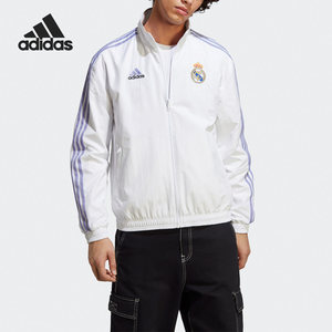 
Adidas/Adidas official genuine men's stand-up collar soccer double-sided sports jacket jacket HT6458