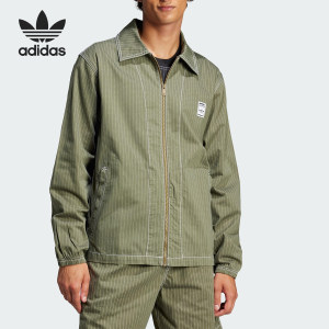 
Adidas/Adidas official authentic clover men's fashion sports lapel jacket JP4484