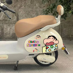 Crayon Shin-Chan Cartoon Anime Car Stickers Creative Car Scratch Cover Electric Vehicle Motorcycle Decoration Waterproof Stickers