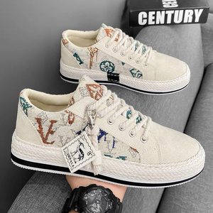 
Canvas shoes for men in autumn 2025 new breathable versatile casual board shoes for men lightweight thin old Beijing cloth shoes for men