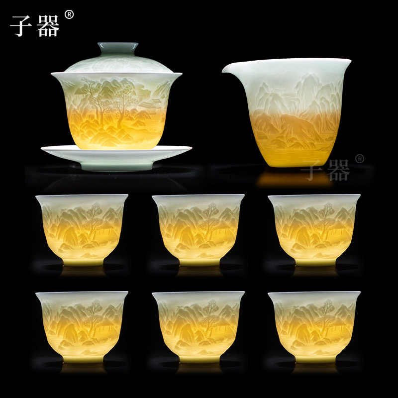 宋韵影青茶具-淘宝逛一逛