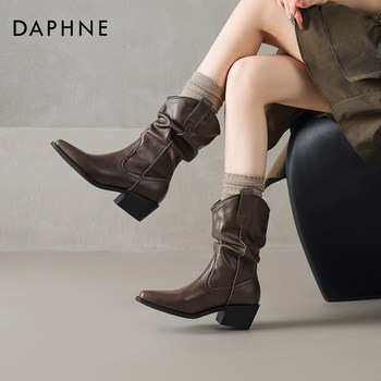 Daphne 2025 super hot short boots for women autumn pile boots