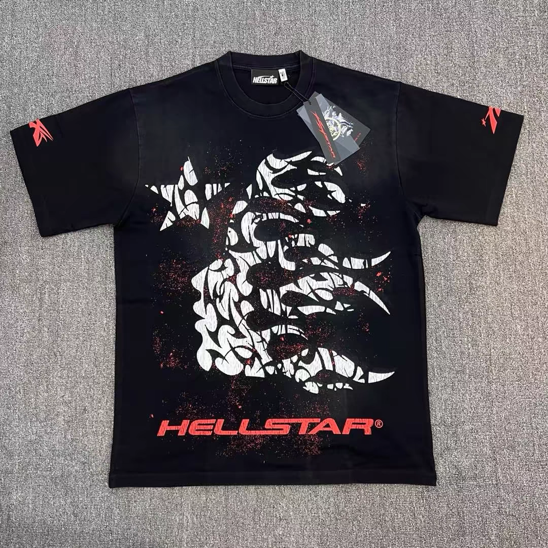 トップス Hellstar Studios Path 2 Paradise Tee Hellstar Path 2 Paradise Shirt – White Hellstar Graphic Tee