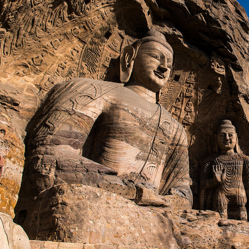 山西旅游 6人拼小团 五台山大同平遥壶口瀑布省博 纯玩 6日跟团