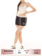 Wild zero American short skirt for women in summer new black printed hot girl sports low waist half-body hip skirt
