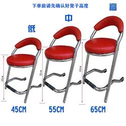 Video Game Arcade Console Gaming Chair Bar Stool Stainless Steel Naughty Castle Parent-Child Amusement Park High Stool with Backrest