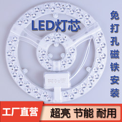 Led Ceiling Light Core, Round, Super Bright, Retrofit Replacement Light Source, Bedroom Light Core, Light Panel, Energy-Saving Ring-Shaped Magnetic Light