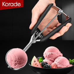 Automatic Rebound 316 Stainless Steel Ice Cream Scoop Watermelon Scooping Tool Ice Cream Spoon
