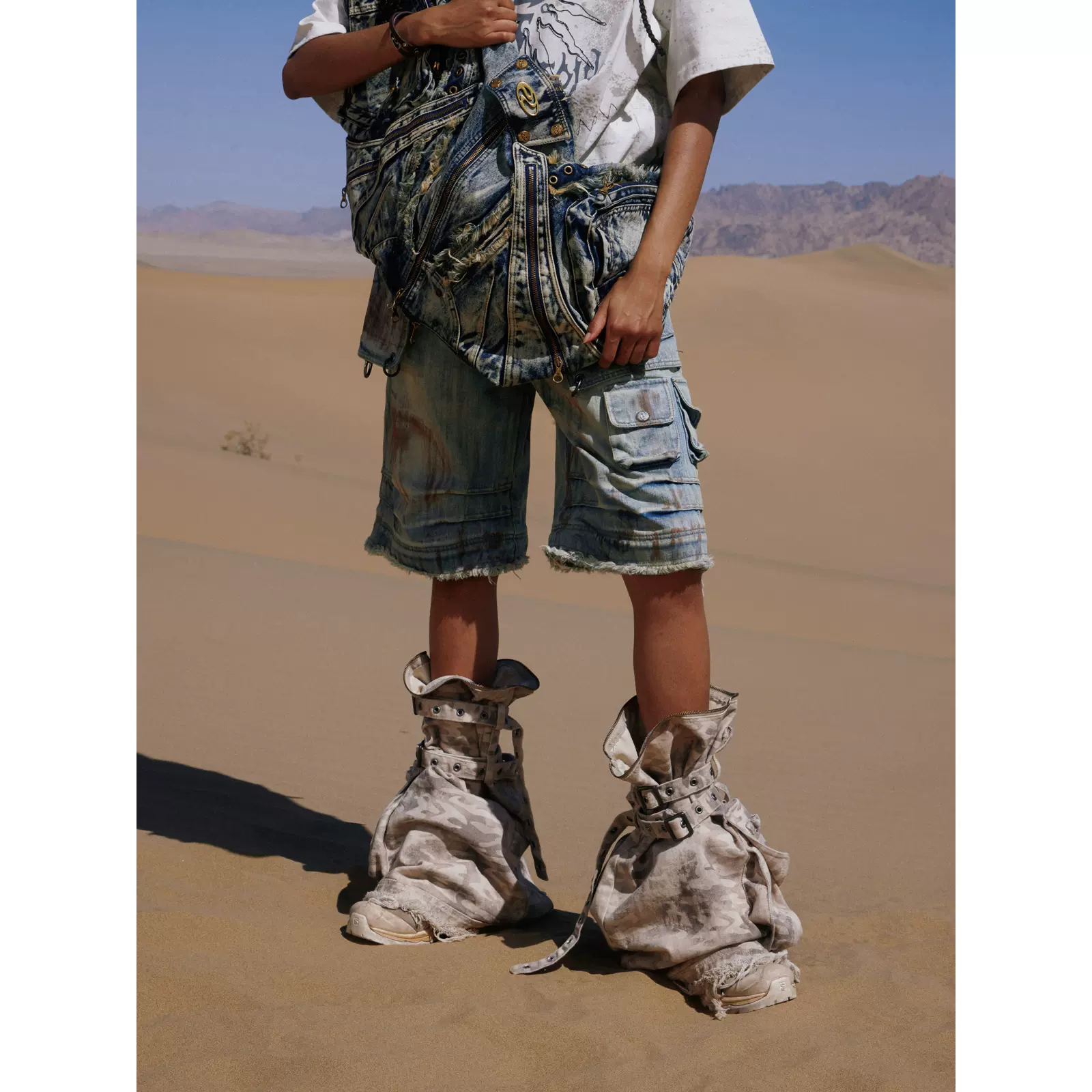 PERSONSOUL 迷彩 ThreeinoneCargo ズボン パンツ 