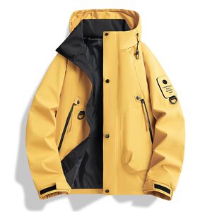 
Liutao autumn and winter new style jackets for men and women, loose, casual, versatile, trendy hooded jackets, coats for couples