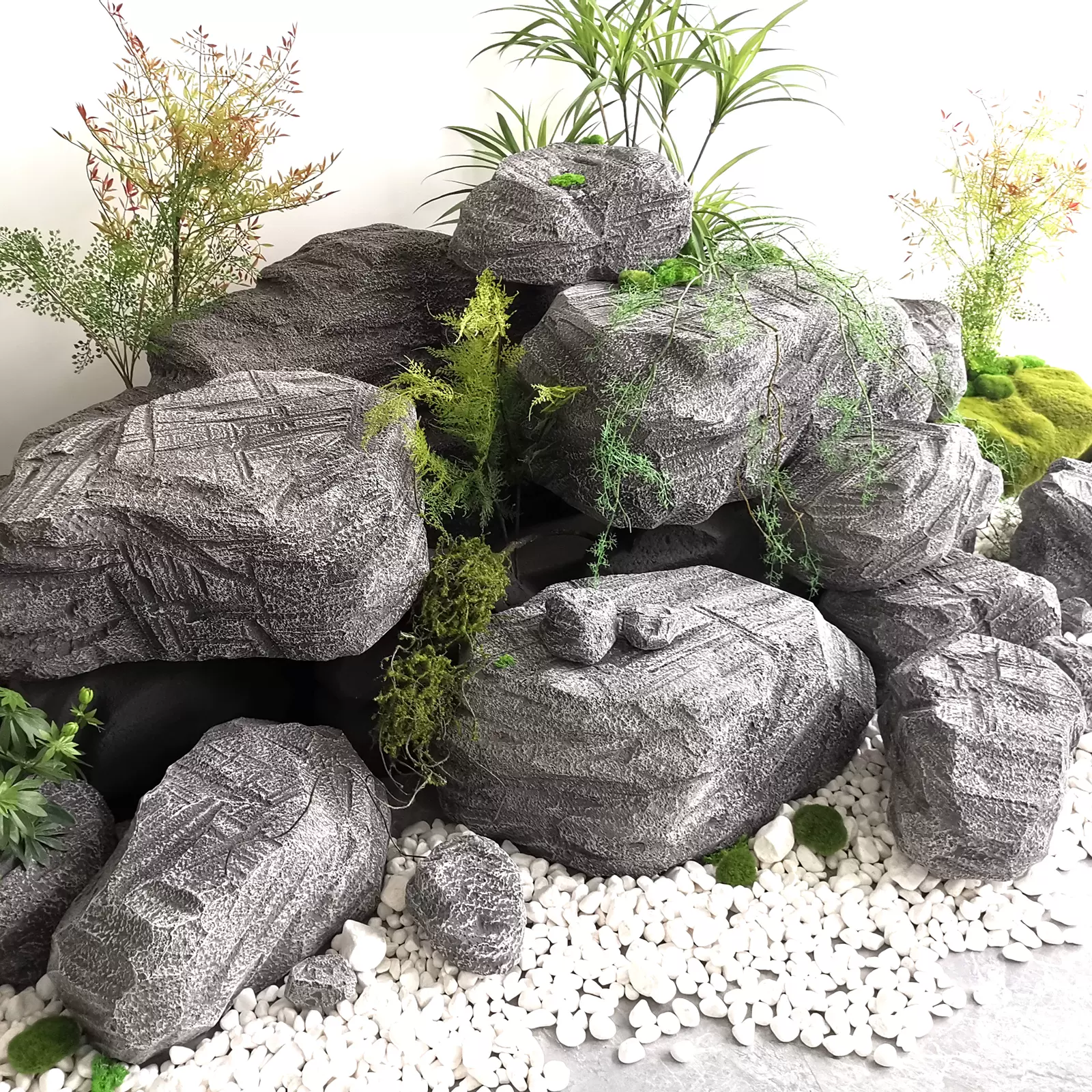 泡沫石头假山假石头道具定制舞台仿真石头雪浪石橱窗太湖石造景