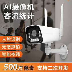Store customer flow statistics camera monitoring