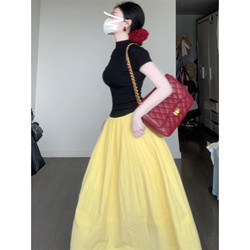 Super Stylish Korean-Style Black Top and Dress Set for Women, Summer 2026 New Super Trendy Complete Ootd Outfit