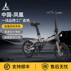 Phoenix S1 | Folding Electric-Assisted Bicycle, Ultra-Light and Portable, Mini Small Folding Electric Bike for Adults and Girls