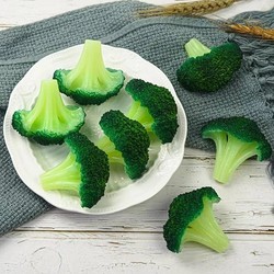 Simulated Food Vegetable Broccoli Cauliflower Model Photography Props Hotel Dish Display Children's Pretend Play Toys