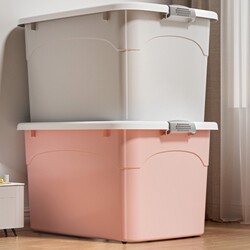 Extra Large Storage Box, Household Plastic Clothing and Quilt Organizing Box, Snacks, Car Toys, Large-Capacity Storage Box