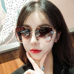 Brown Sunglasses for Women 2026 New Style High-End Fashion Slimming Glasses Anti-Uv Driving Sunshade Sunglasses