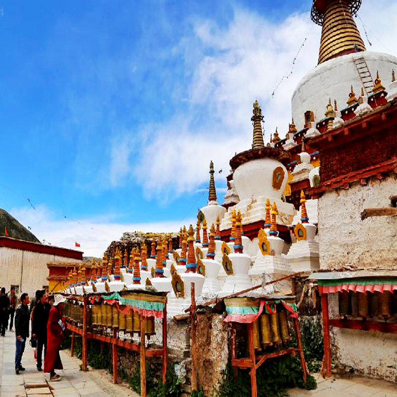 西藏旅游萨普神山三日游冰川纳木错圣象天门骷髅墙3天2晚越野跟团