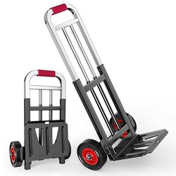 Portable Hand-Pulled Cart, Household Shopping Cart, Cargo Transport Tool, Luggage Trolley, Folding Small Cart