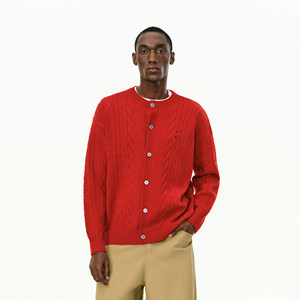 
ATRY sweater cardigan men's spring national fashion brand American high-end casual loose knitted embroidered couple jacket women